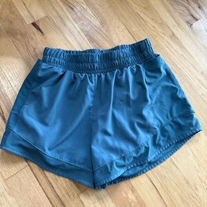 EQYL Teal gym Shorts